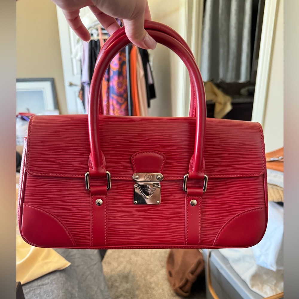 Item # A29 - Authentic Louis Vuitton Red Handbag
